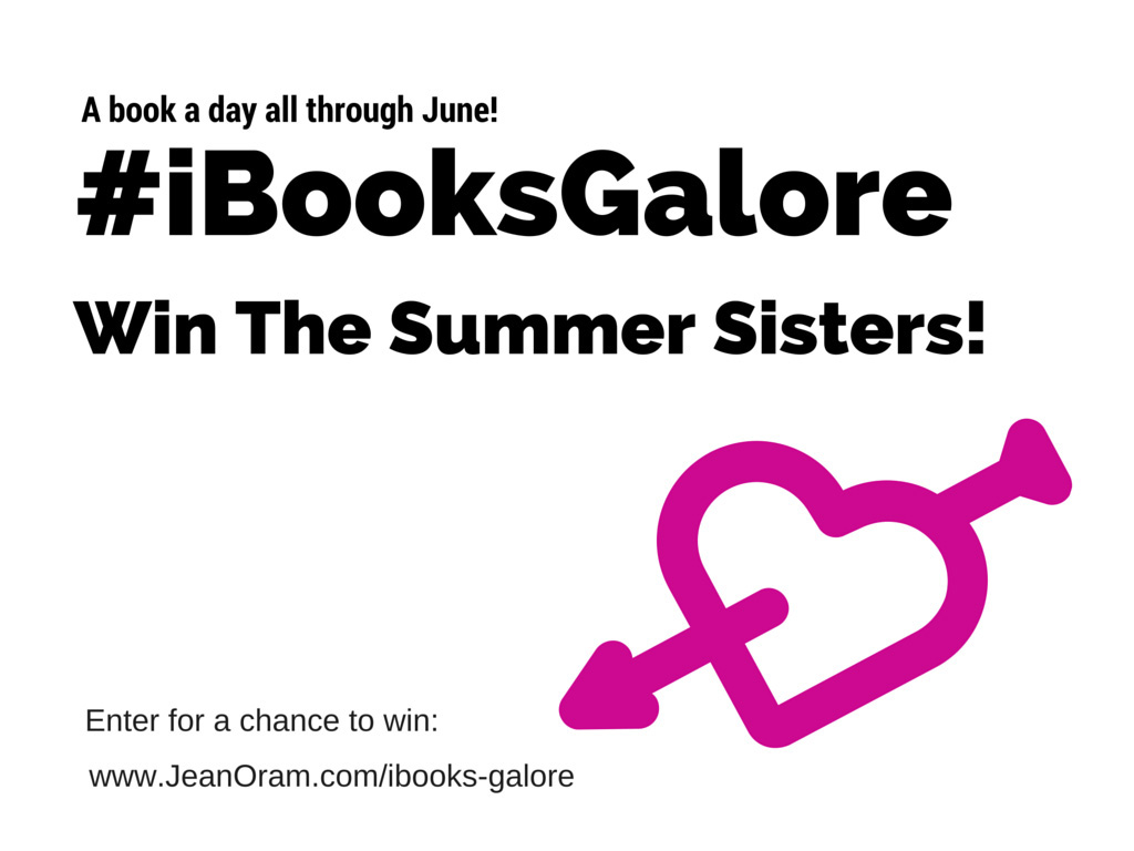 Giving away romance ebooks through ibooks june 2016. One book a day with over 50 participating authors including Jean oram with Blueberry Springs and the summer sisters.