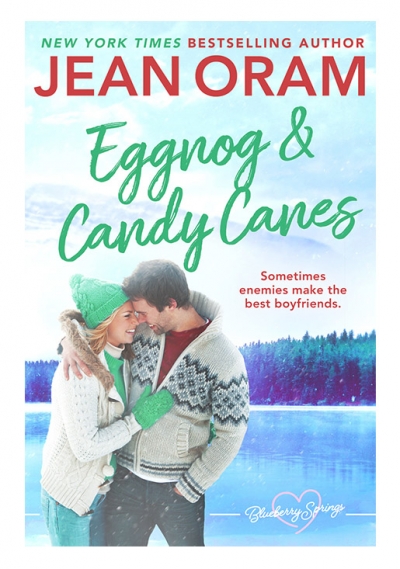 Eggnog and Candy Canes a holiday Christmas romance by Jean Oram, irresistible sweet small town romance set in Blueberry Springs.
