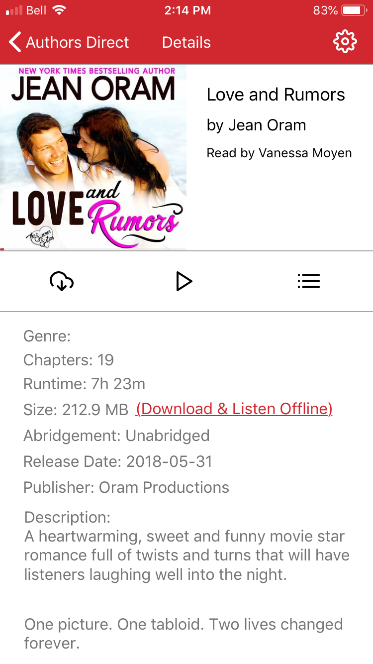 Authors Direct how to claim a code Love and Rumors on phone
