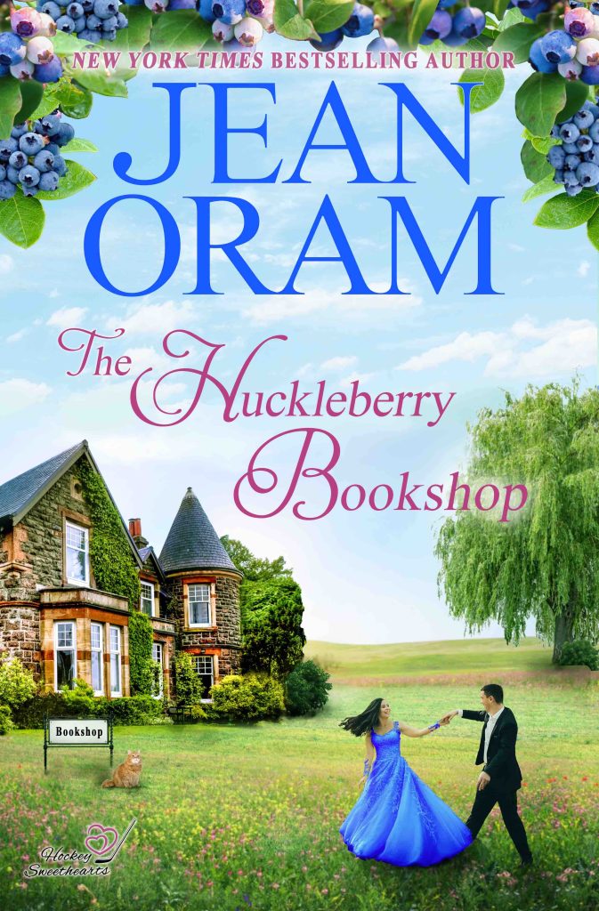 The Huckleberry Bookshop Jean Oram audiobook romance enemies to lovers cover.