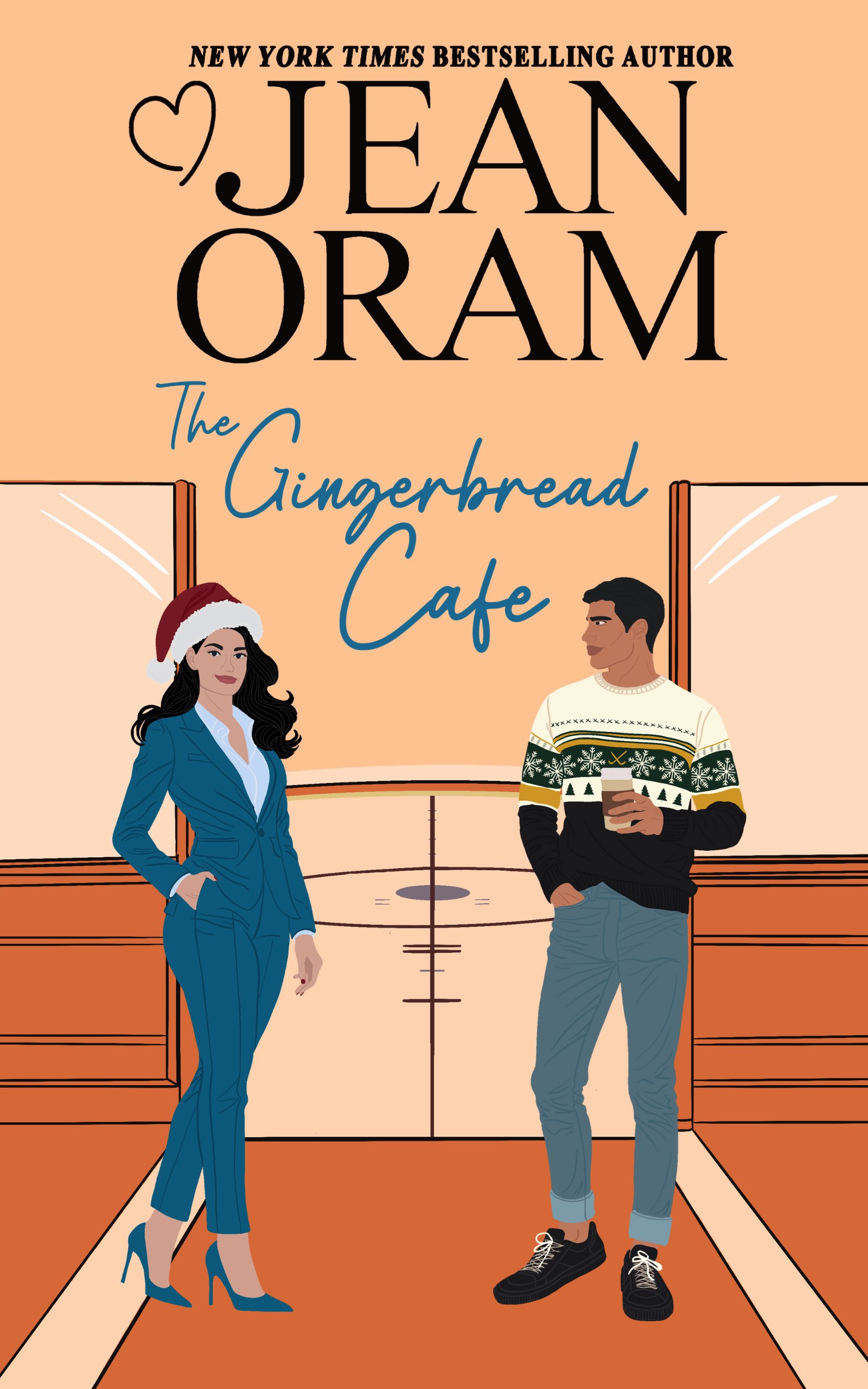 The Gingerbread Cafe by Jean Oram. A hockey romance, closed door sweet romance.