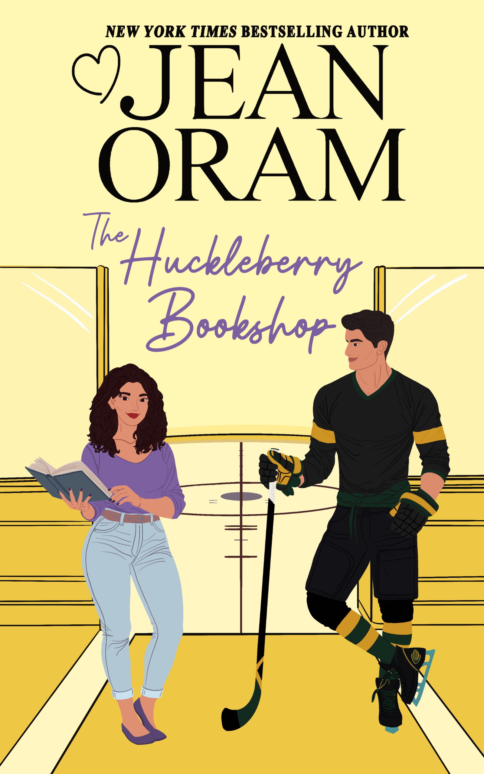 The Huckleberry Bookshop by Jean Oram. A hockey romance, closed door sweet romance.