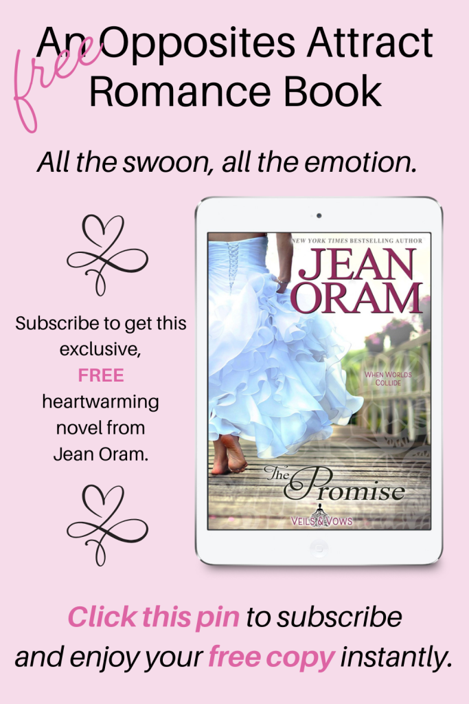 get a free romance ebook when you join Jean Oram's newsletter.