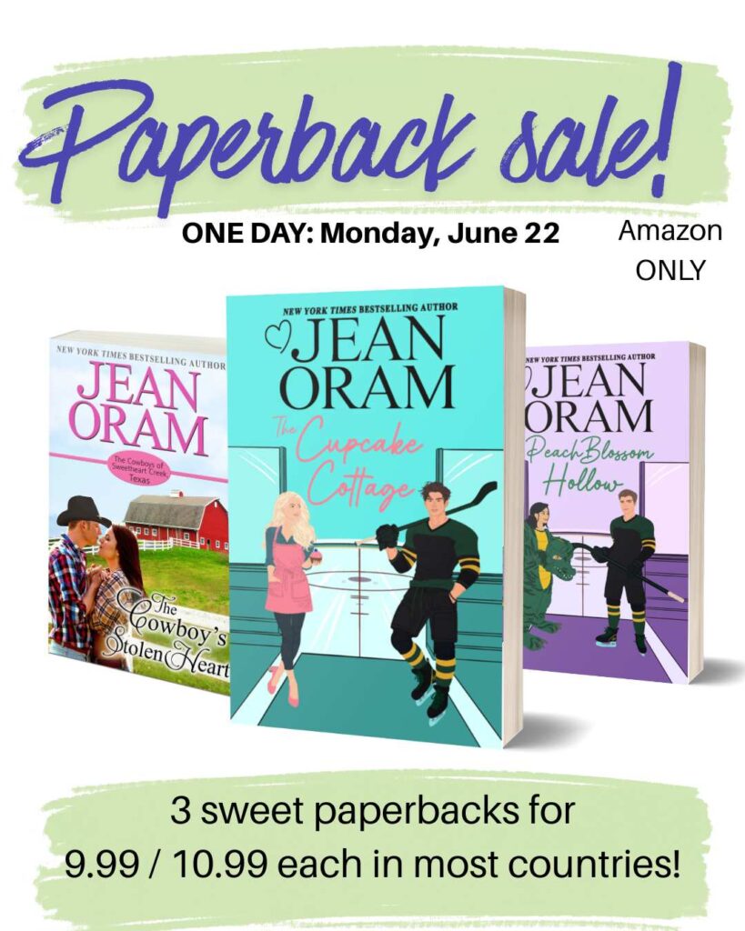 Romance paperbacks on sale by Jean Oram